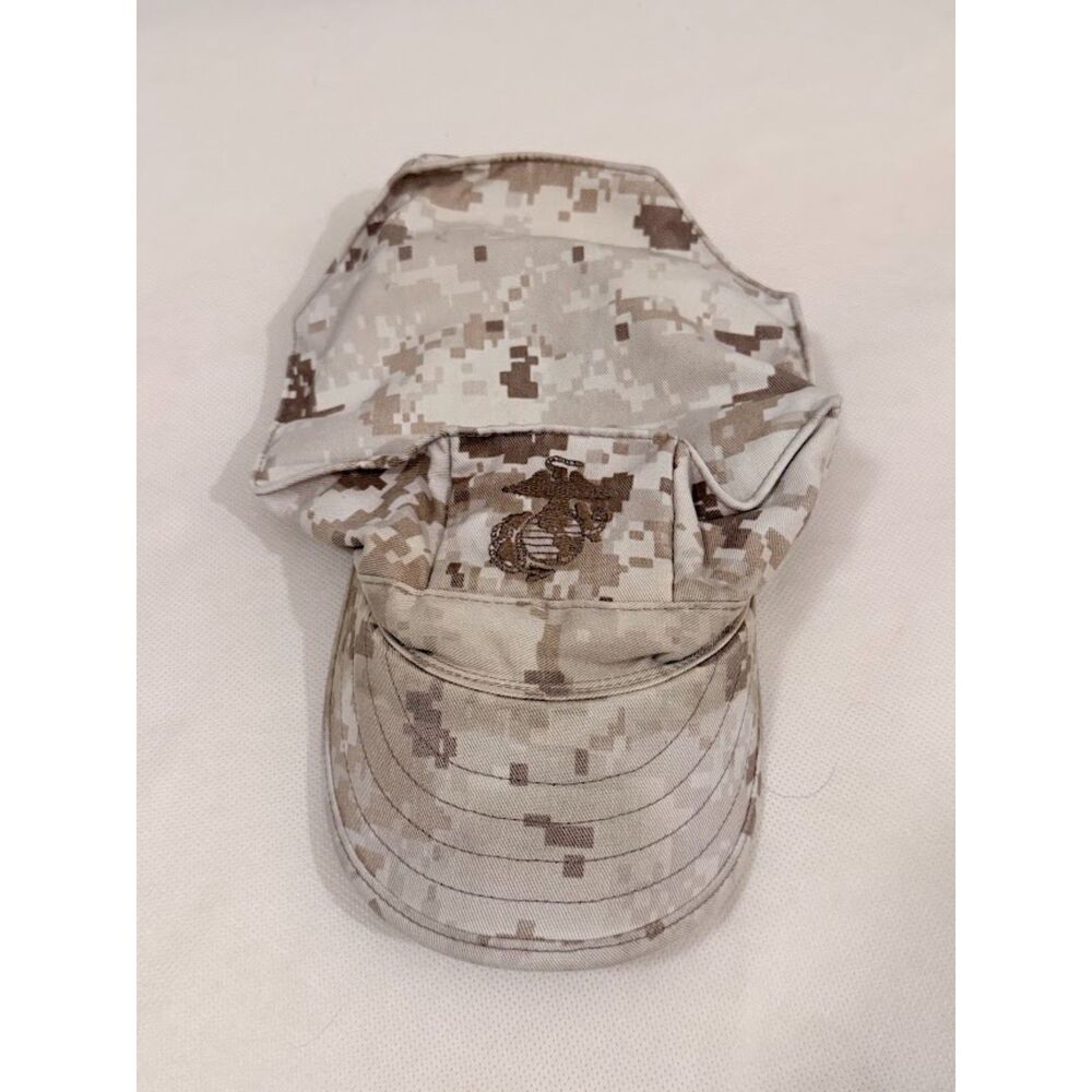 USMC Desert Digital Camo Utility Cover Hat - Marine Corps